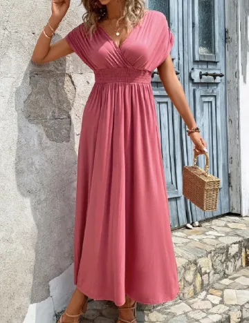 Rochie lunga Emery Rose, roz