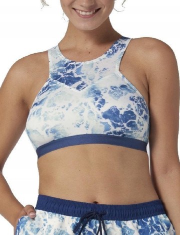 Bustiera sport de baie Sloggi by Triumph, albastru