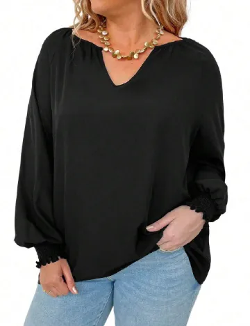 Bluza SHEIN CURVE, negru