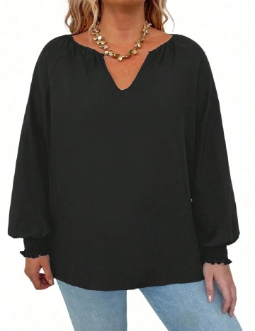 Bluza SHEIN CURVE, negru