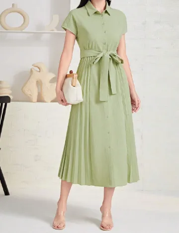 Rochie medie SHEIN, verde Verde