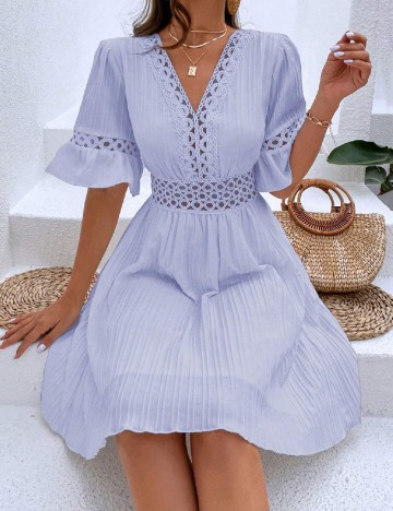 Rochie scurta SHEIN, bleu