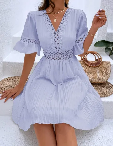 Rochie scurta SHEIN, bleu