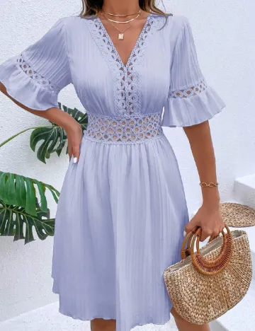 Rochie scurta SHEIN, bleu