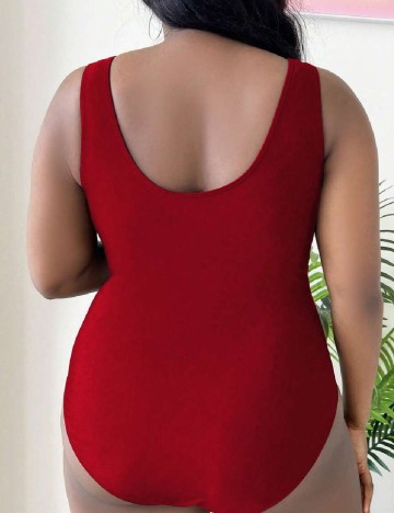 Costum de baie SHEIN CURVE, rosu