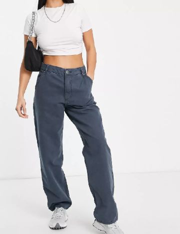 Pantaloni ASOS, bleumarin