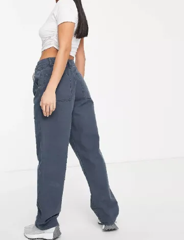 Pantaloni ASOS, bleumarin Albastru