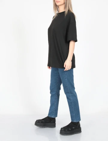 Tricou Oversize SHEIN, negru Negru