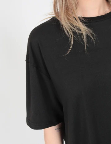 Tricou Oversize SHEIN, negru Negru