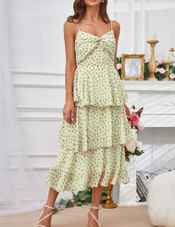 Rochie medie SHEIN, verde