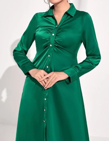 Rochie medie SHEIN, verde