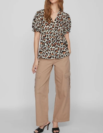 Bluza Vila, animal print Animal print