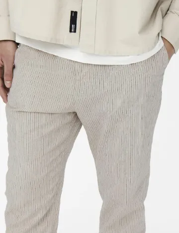 Pantaloni Only, bej Crem