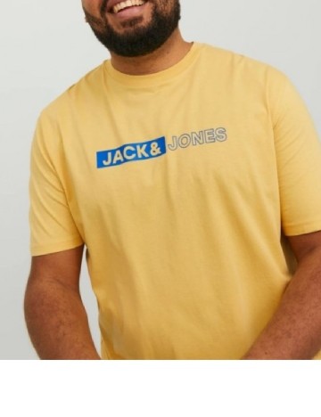 Tricou Jack&Jones Plus Size Men, galben