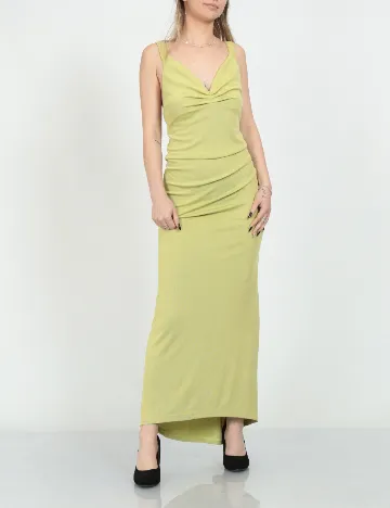 Rochie lunga D&M, verde Verde