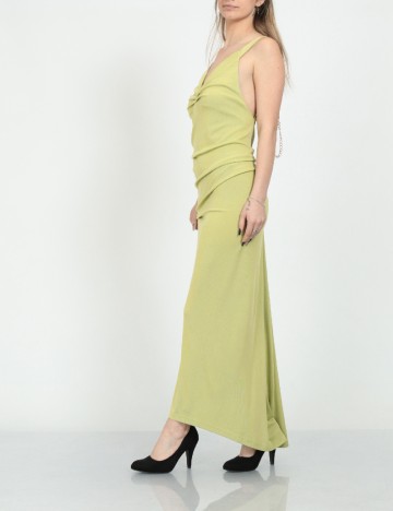 Rochie lunga D&M, verde