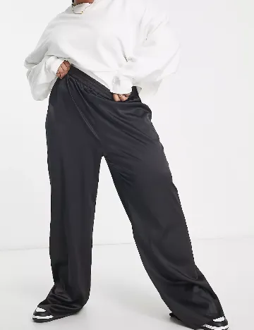 Pantaloni ASOS Curve, negru Negru