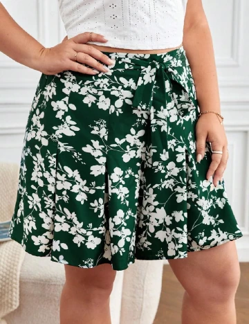 Fusta SHEIN CURVE, verde