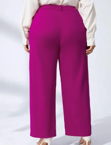 Pantaloni Emery Rose Curve, magenta Roz