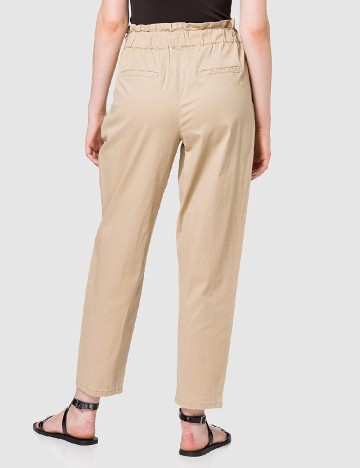 Pantaloni Vero Moda, maro deschis