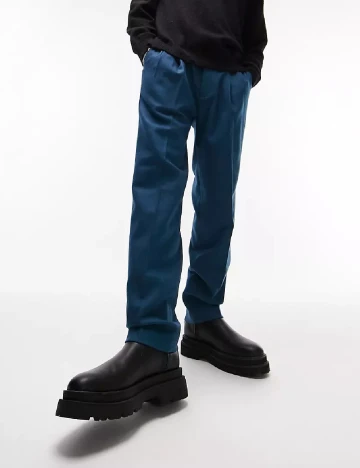 Pantaloni Topman, turcoaz Albastru