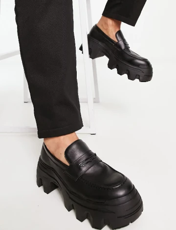 Mocasini ASOS, negru Negru