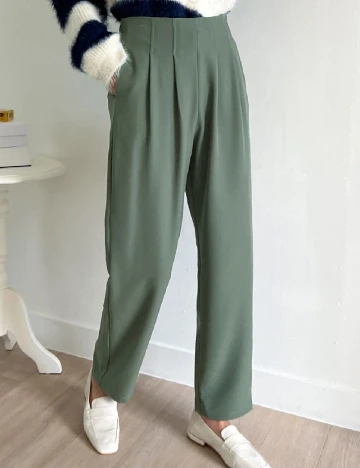 Pantaloni Dazy, verde Verde