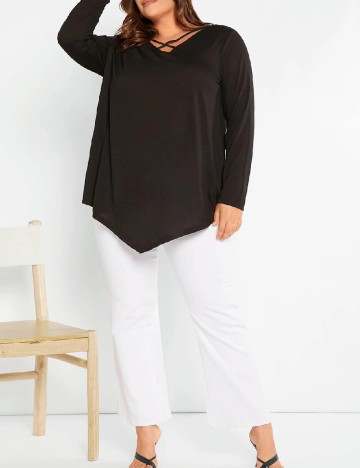 Bluza SHEIN CURVE, negru