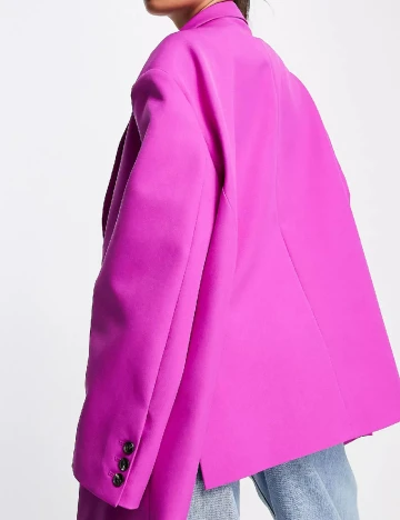 Sacou Oversize ASOS, magenta Roz