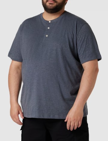 Tricou s.Oliver Plus Size Men, bleumarin