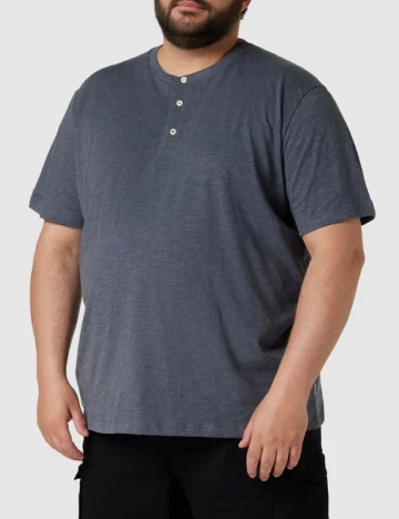 Tricou s.Oliver Plus Size Men, bleumarin Albastru