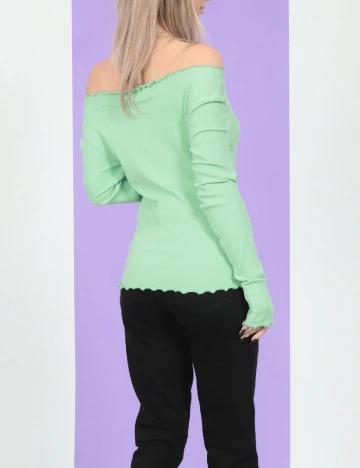 Bluza Pieces, verde Verde