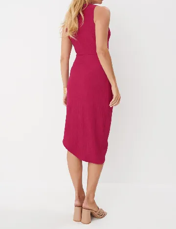 Rochie medie Mohito, magenta Roz