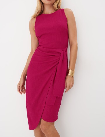 Rochie medie Mohito, magenta