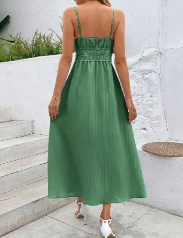 Rochie lunga SHEIN, verde Verde