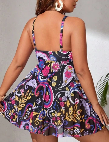 Costum de baie SHEIN CURVE, mix culori Mix culori