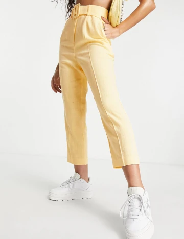 Pantaloni Miss Selfridge, galben Galben