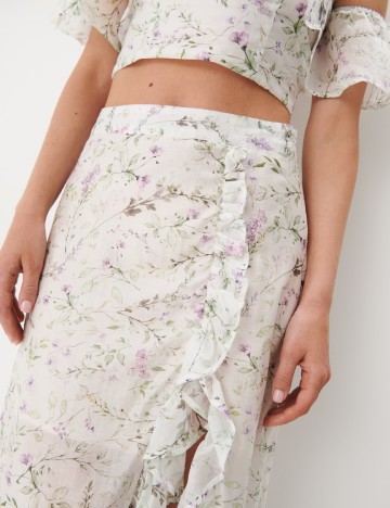 Fusta Mohito, floral print