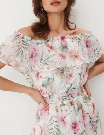 Rochie lunga Mohito, floral print Floral print