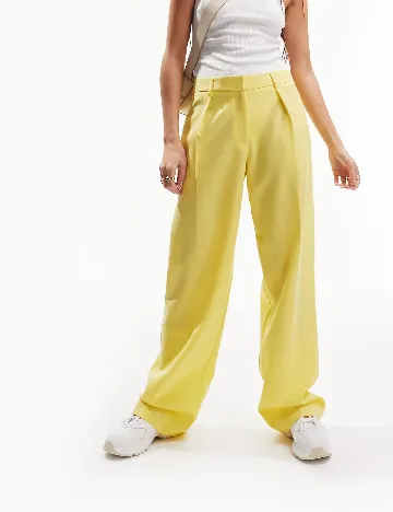 Pantaloni ASOS, galben Galben