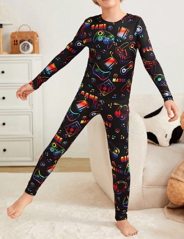 Pijama Shein Kids, negru
