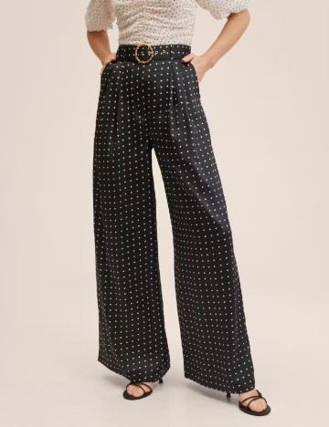 Pantaloni Mango, negru