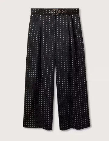 Pantaloni Mango, negru Negru