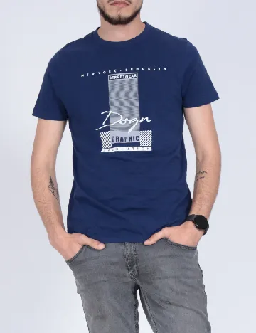 Tricou Milano Bulls, bleumarin