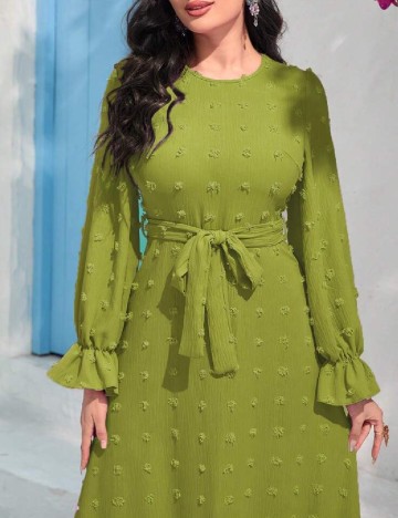 Rochie lunga SHEIN, verde