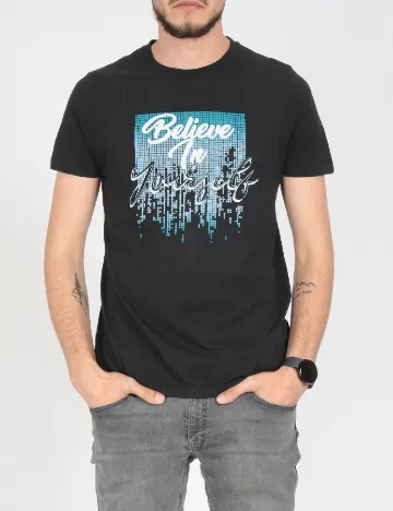 Tricou Milano Bulls, negru