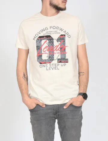 Tricou Milano Bulls, crem