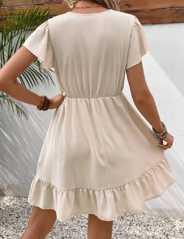 Rochie scurta SHEIN, crem Crem