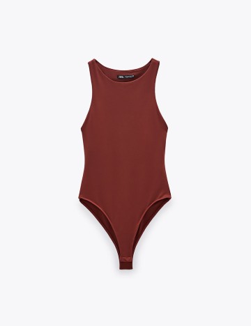 Body Zara, caramiziu, S