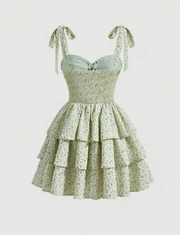 Rochie scurta SHEIN, verde Verde